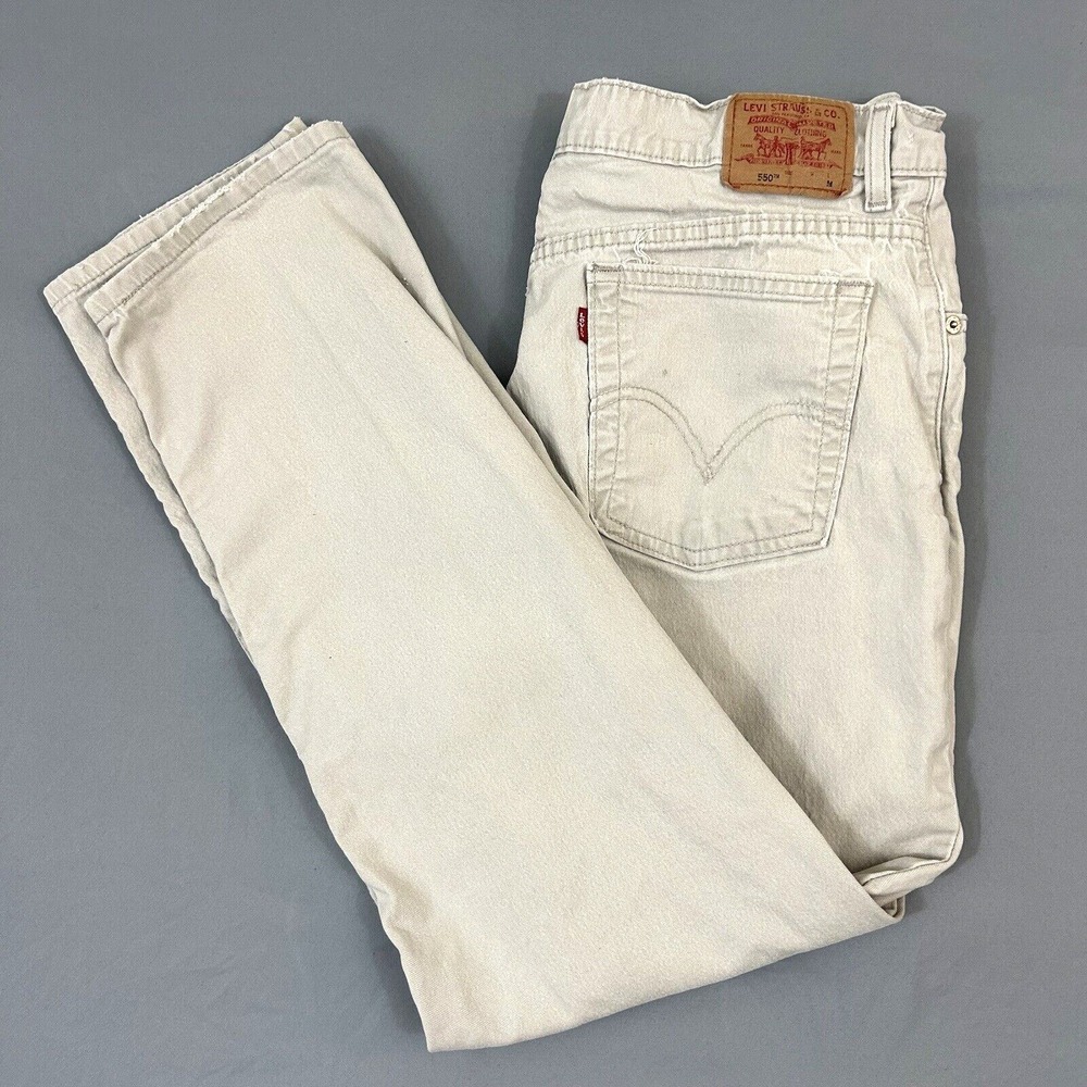 VTG Levis 550 Jeans Women 16‎ Mis M Relaxed Fit Tapered Leg Red Tab Made In USA